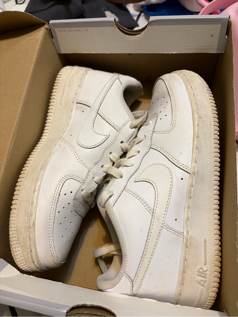 Nike Kids White Low-Top Sneakers